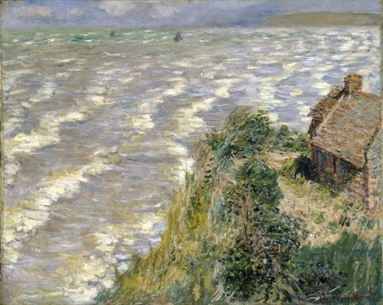 Claude Monet Rising Tide at Pourville (Maree montantea Pourville)